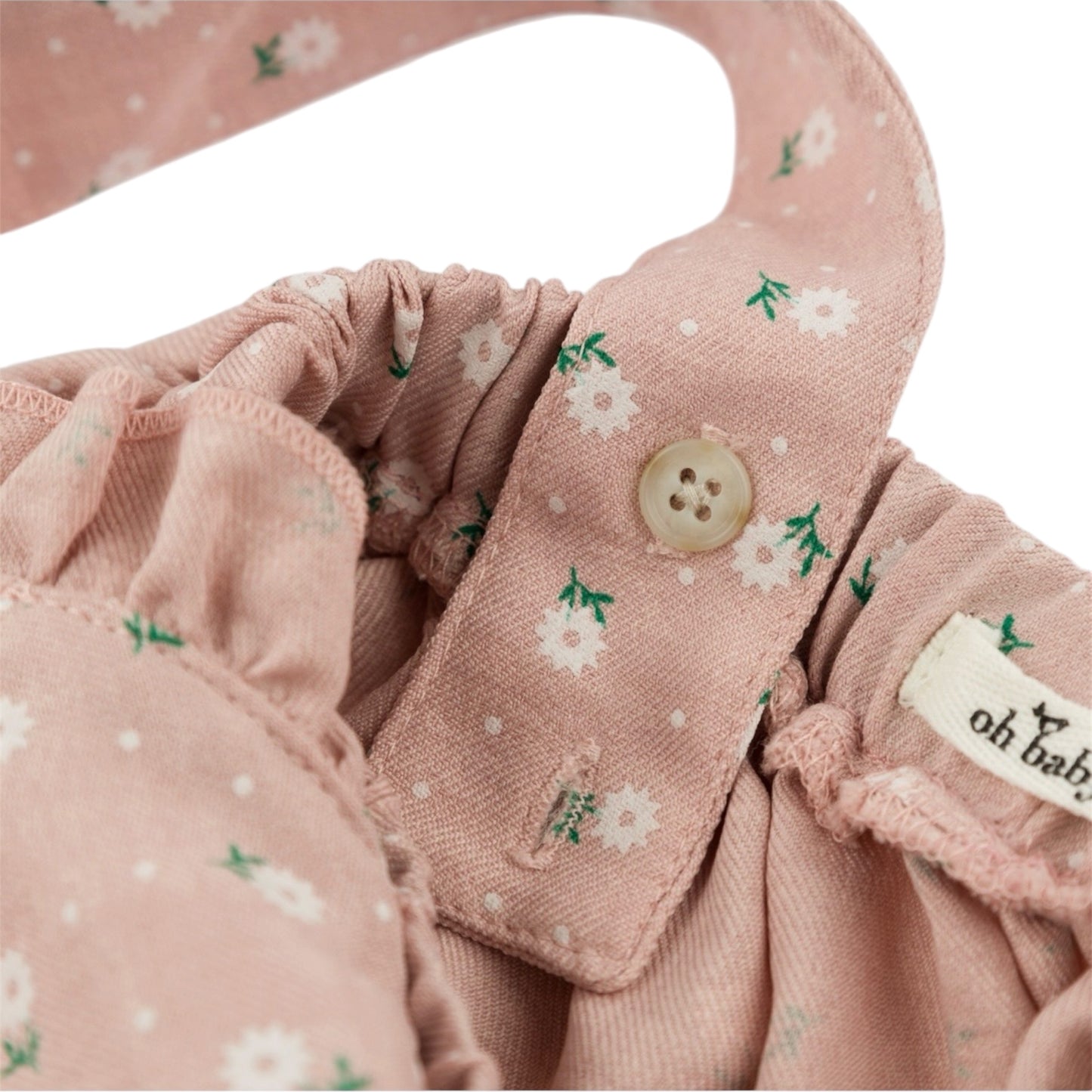Darling Romper - Sunburst Flower Print - Blush