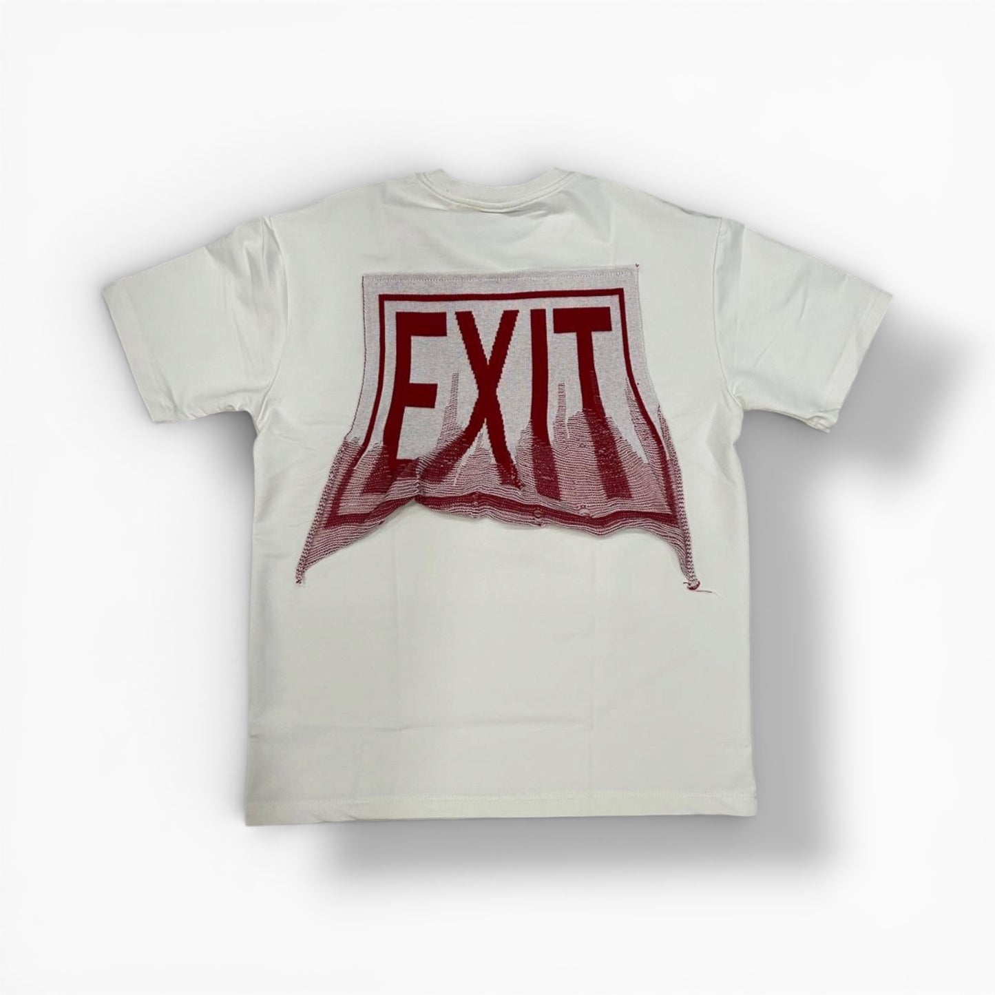 Exit Sign White T-Shirt