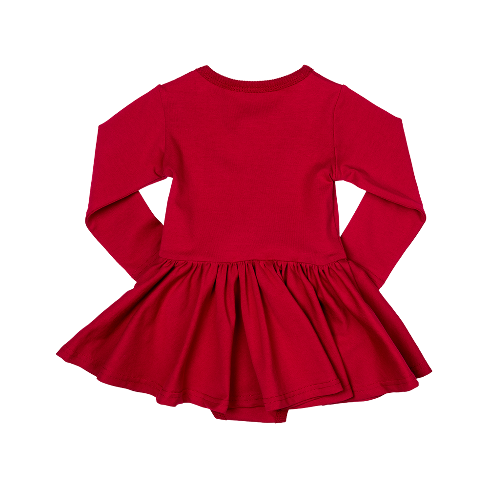 Rock Your Baby Long Sleeve Waisted dress