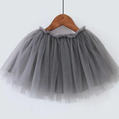 Ballet Tutu Skirt - Gray