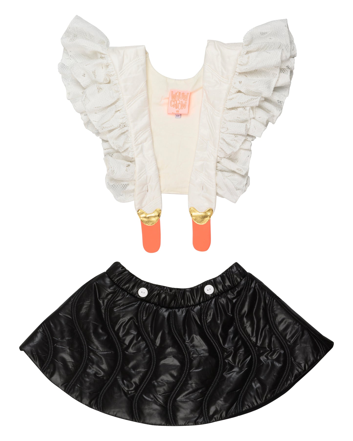 Wauw Capow Bird Girl Frill Dress