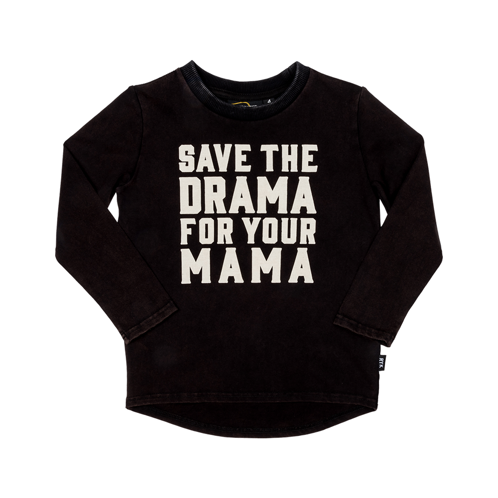 Rock Your Baby Save The Drama - Black Wash