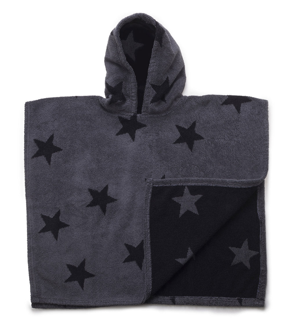 Nununu Star Poncho - Black