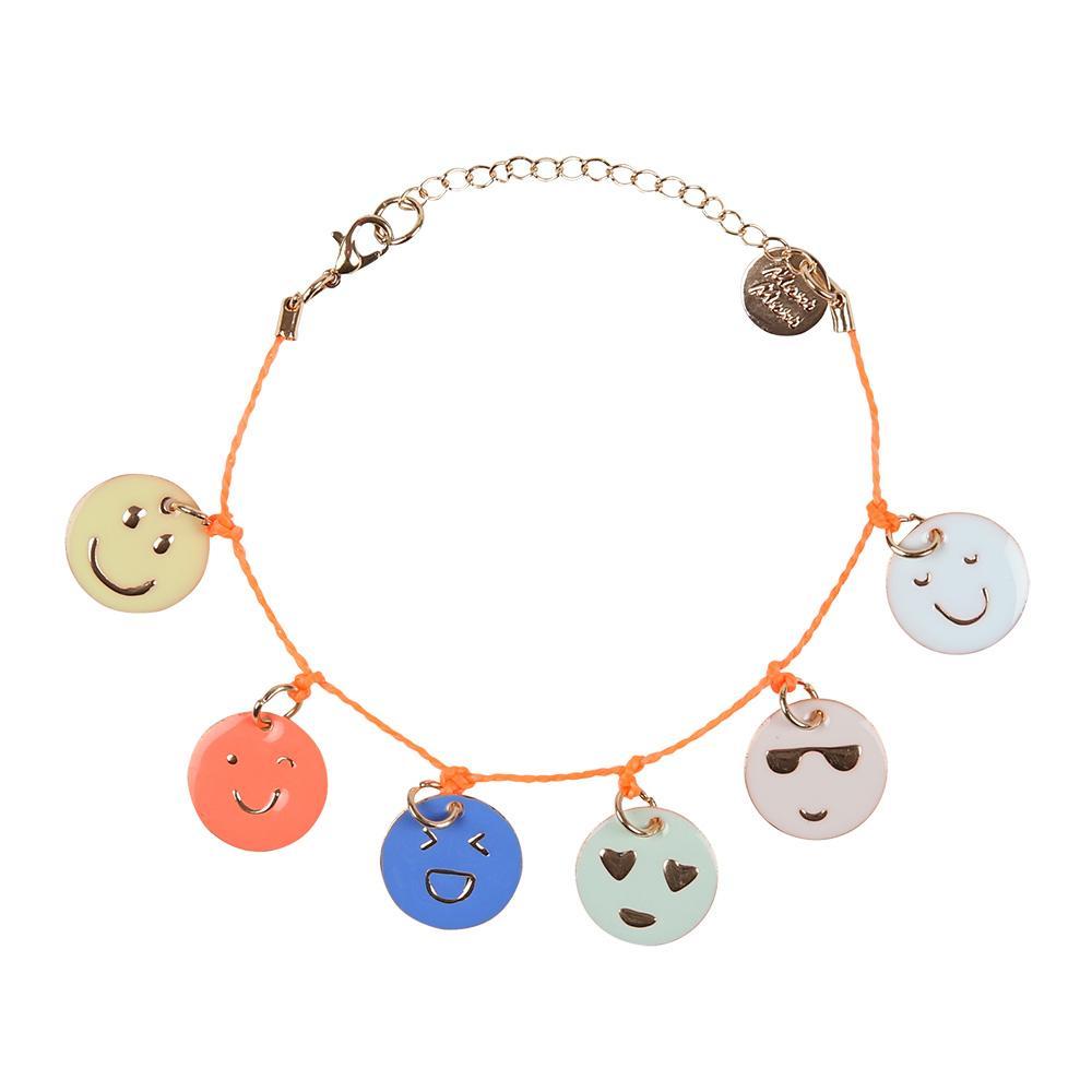 Emoji Enamel Charm Bracelet