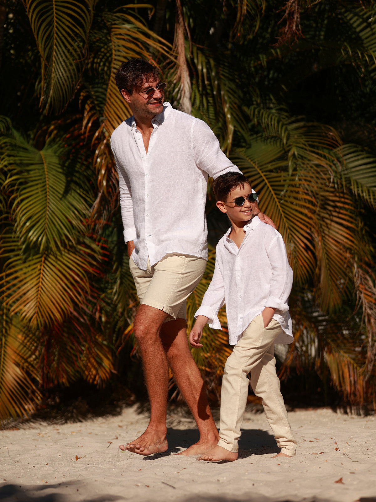 Soft Linen White Shirt - Boy