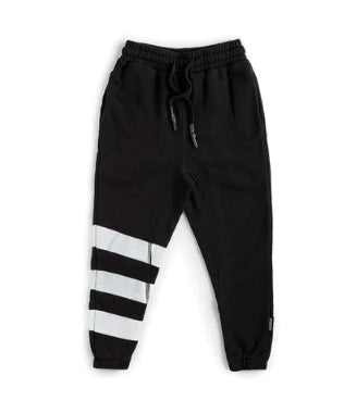 Nununu Triple Stripe Sweatpants - Black