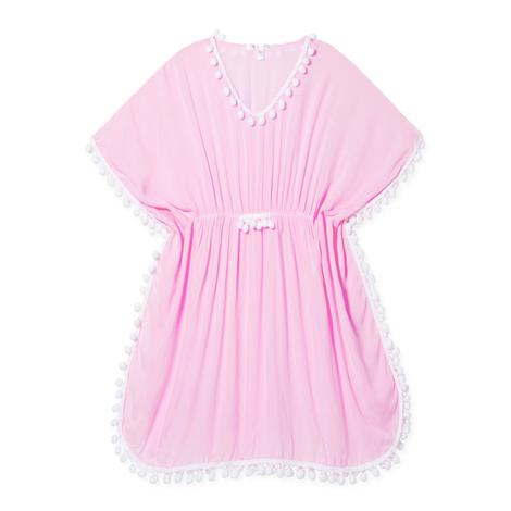 Pink Poncho Cover Up