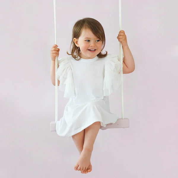 The Tiny Wings Dress - White
