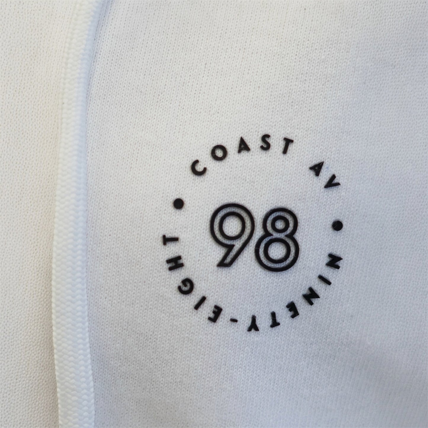 Men’s White Short Sleeve Hoodie