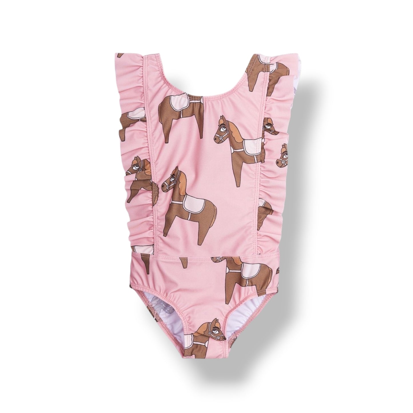 Horse Ruffled Swimsuit