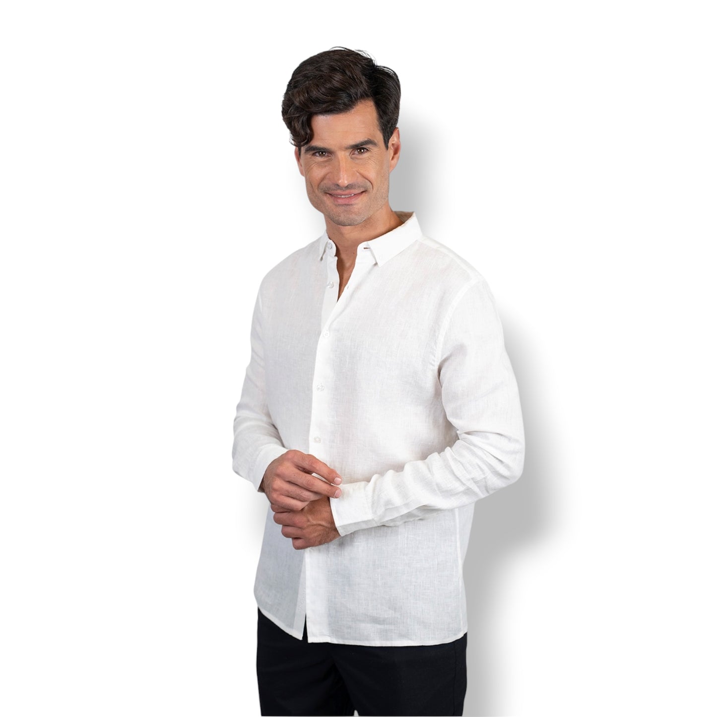 Soft Linen White Shirt - Men