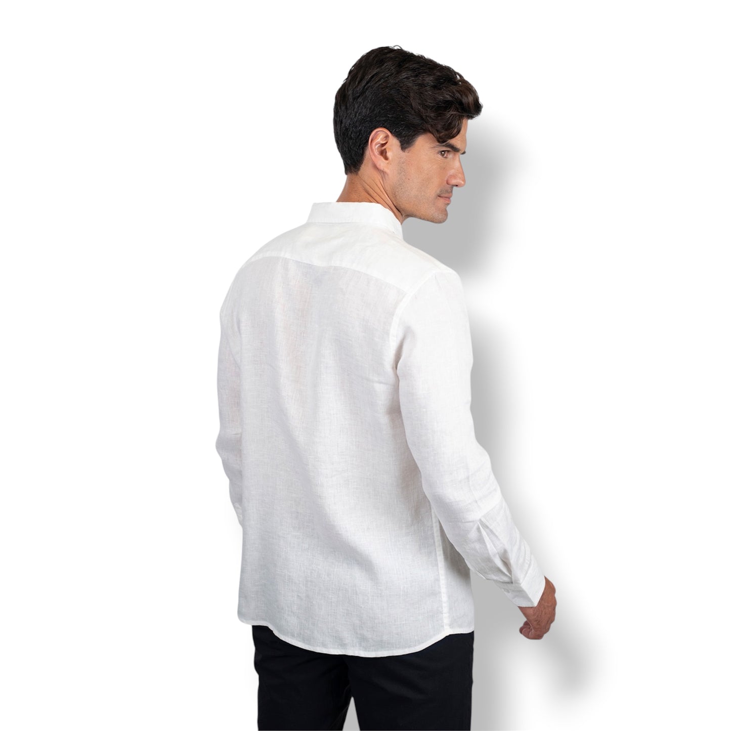 Soft Linen White Shirt - Men