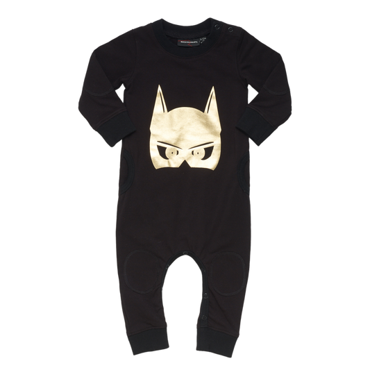 Rock Your Baby Caped Crusader - Black