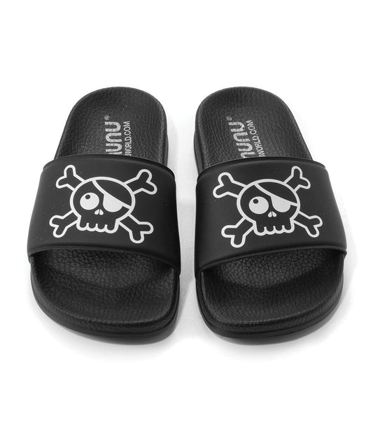 Nununu Skull Sliders - Black
