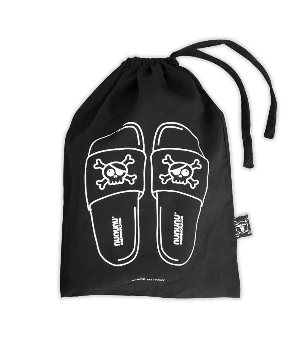 Nununu Skull Sliders - Black