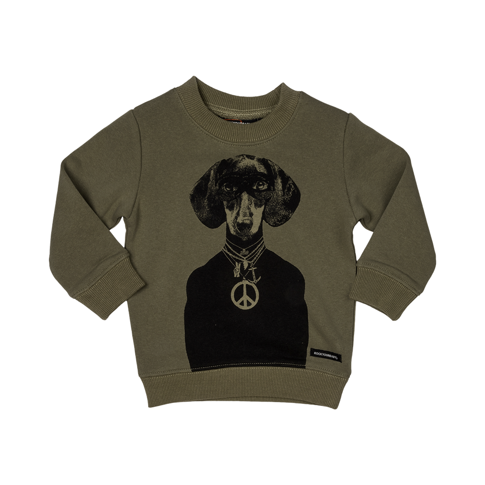 Rock Your Baby Hero Jumper - Khaki
