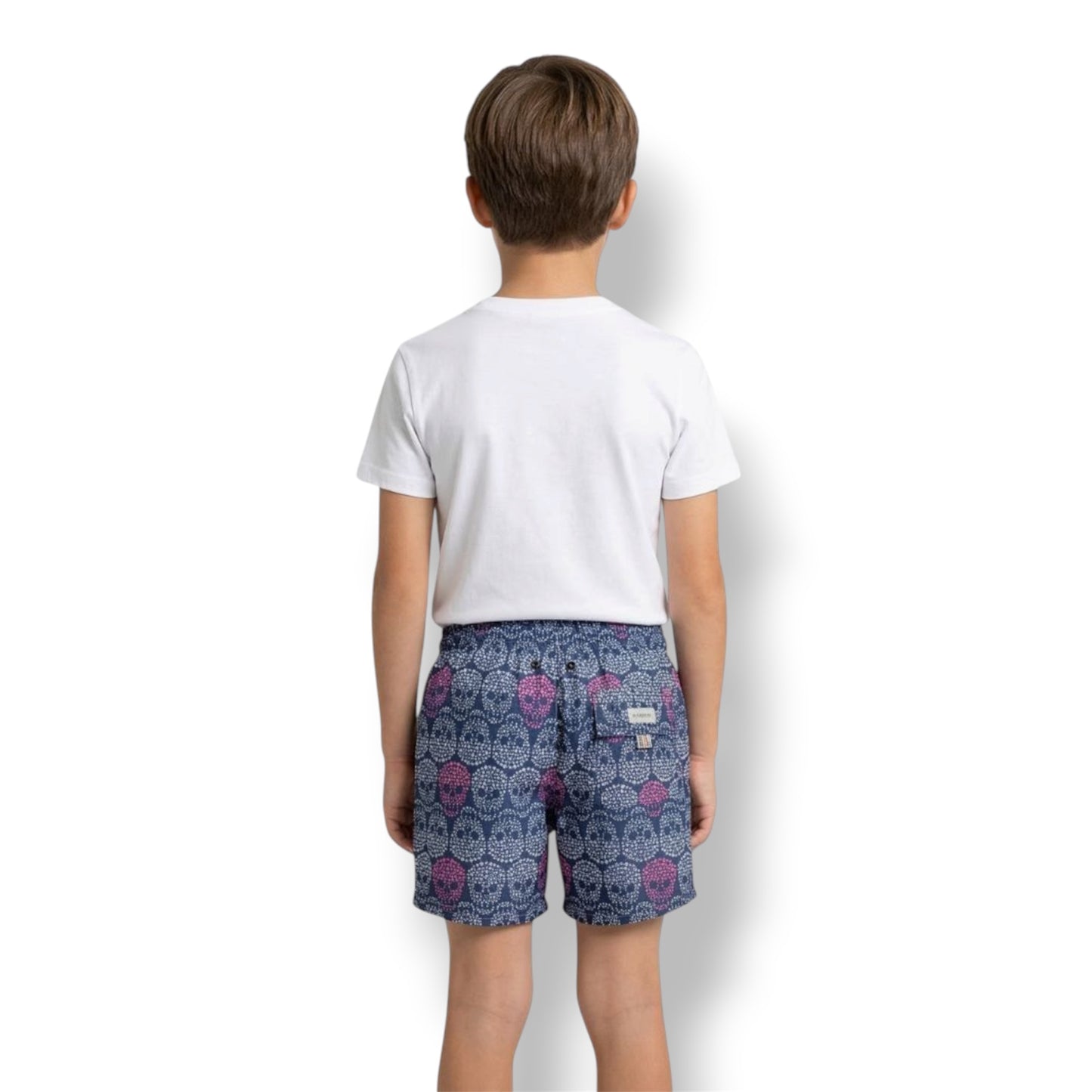 Skulls Dark Blue - Boys