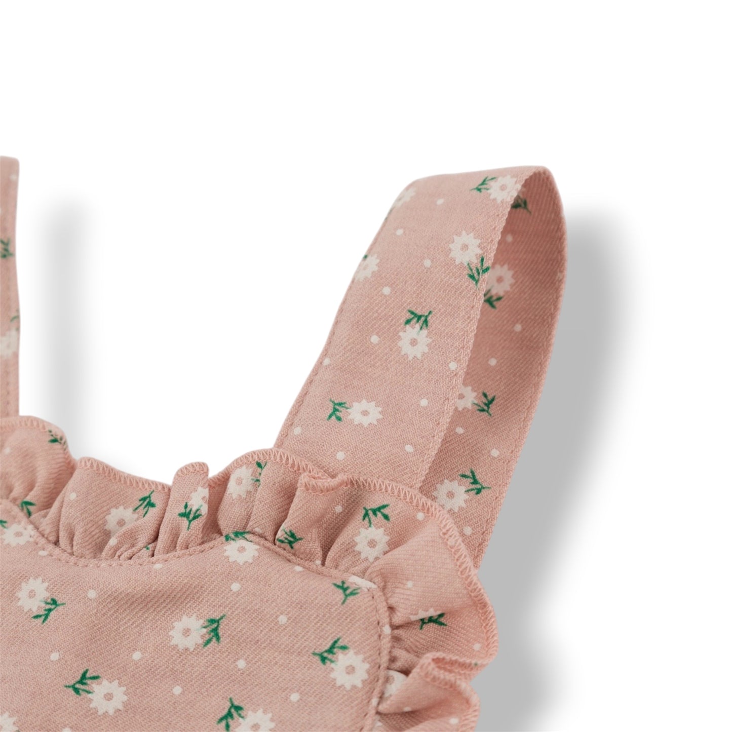 Darling Romper - Sunburst Flower Print - Blush