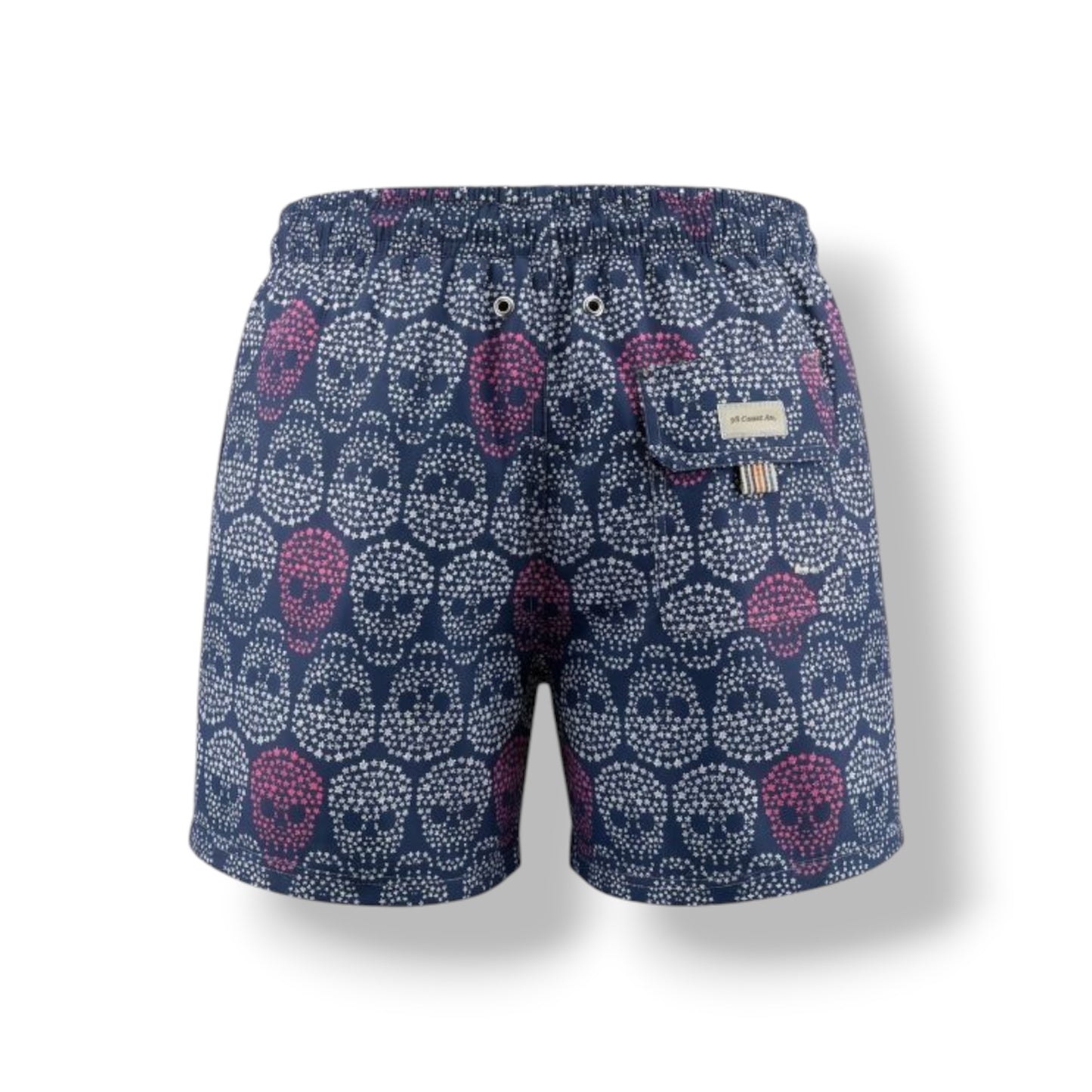 Skulls Dark Blue - Mens