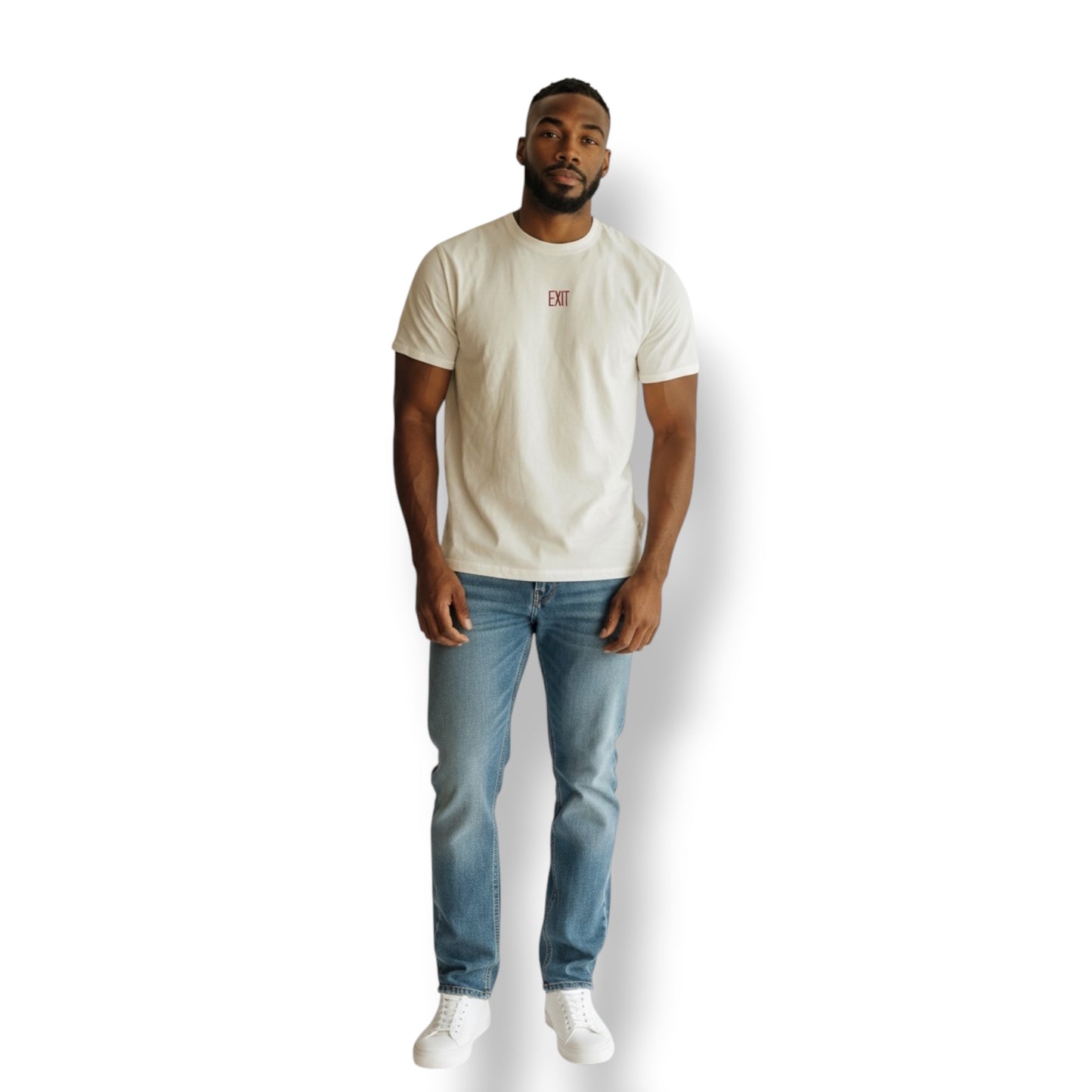 Exit Sign White T-Shirt