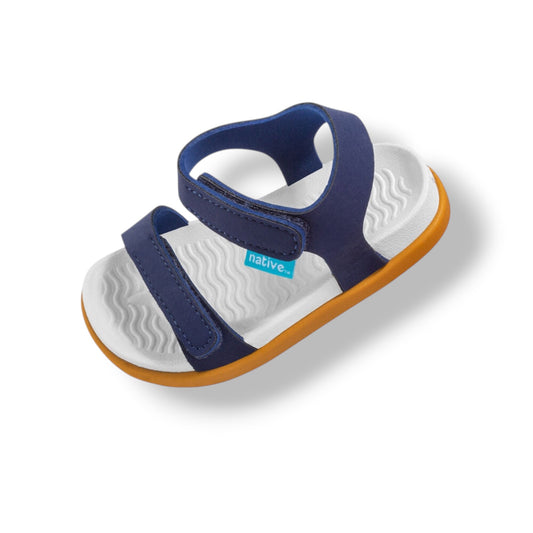 Charley Child - Regatta Blue / Shell White / Toffee Brown
