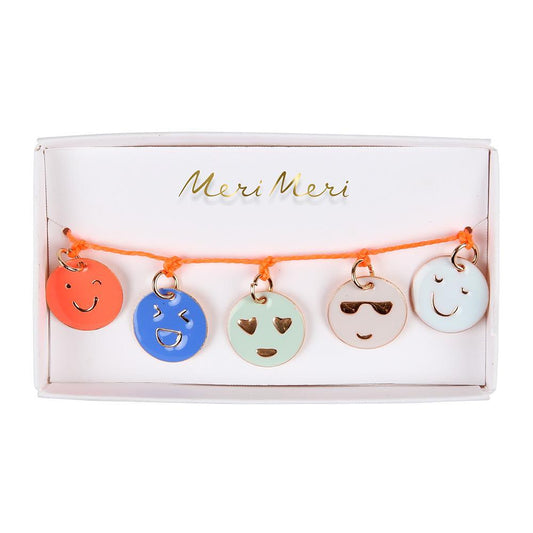 Emoji Enamel Charm Bracelet