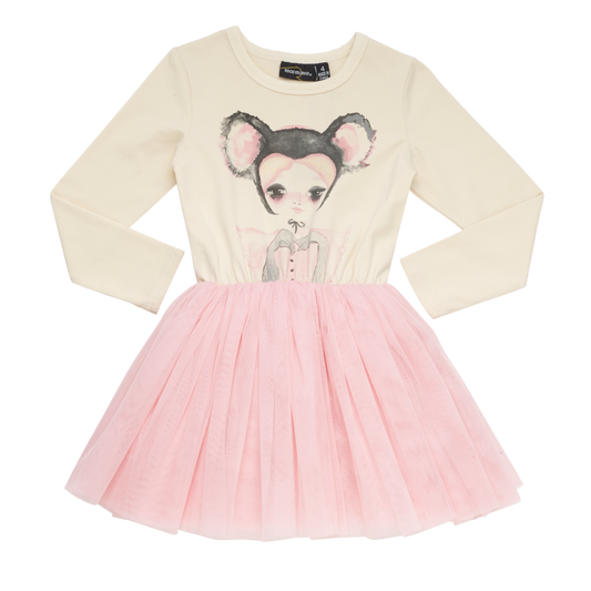 Rock Your Baby Koala Belle Circus Dress - Oatmeal