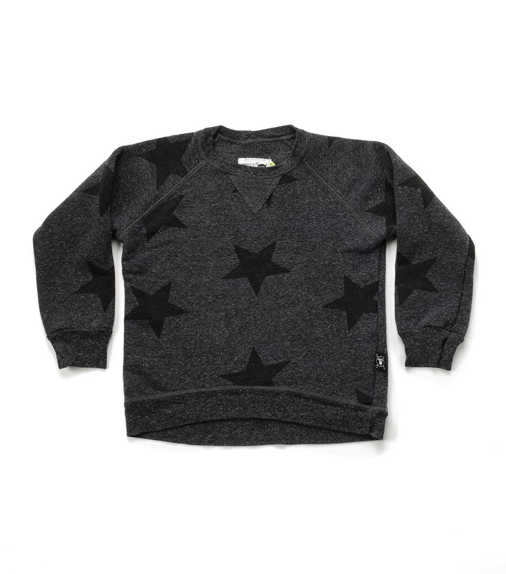 Nununu Star Sweatshirt - Charcoal