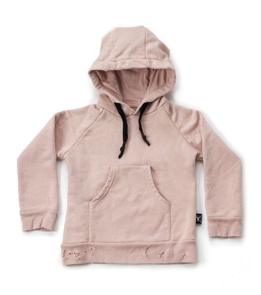 Nununu Torn Hoodie - Powder Pink