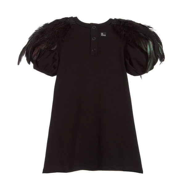 The Tiny Feathers Dress - Black