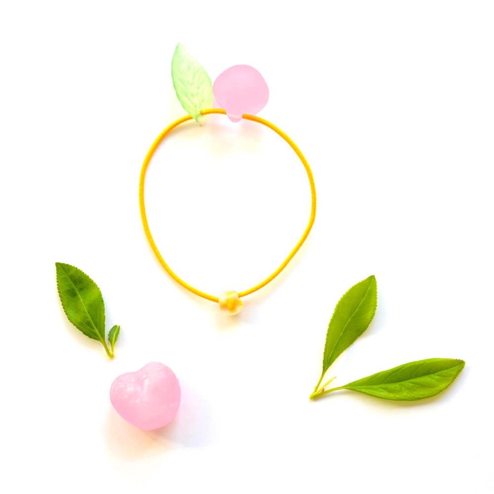 Peach Hair Ties